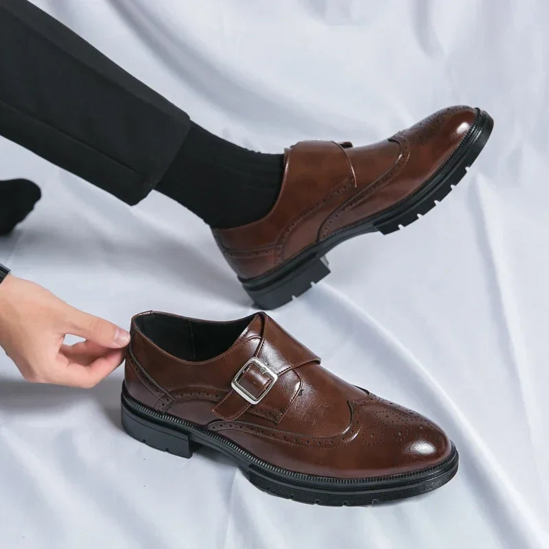VAREX Buckle Dress Shoes - Free gift with purchase